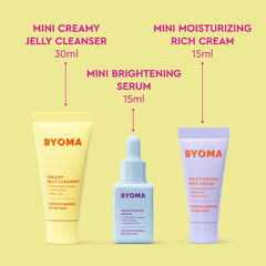BYOMA suero brillante facial, favorece tono más uniforme y luminoso