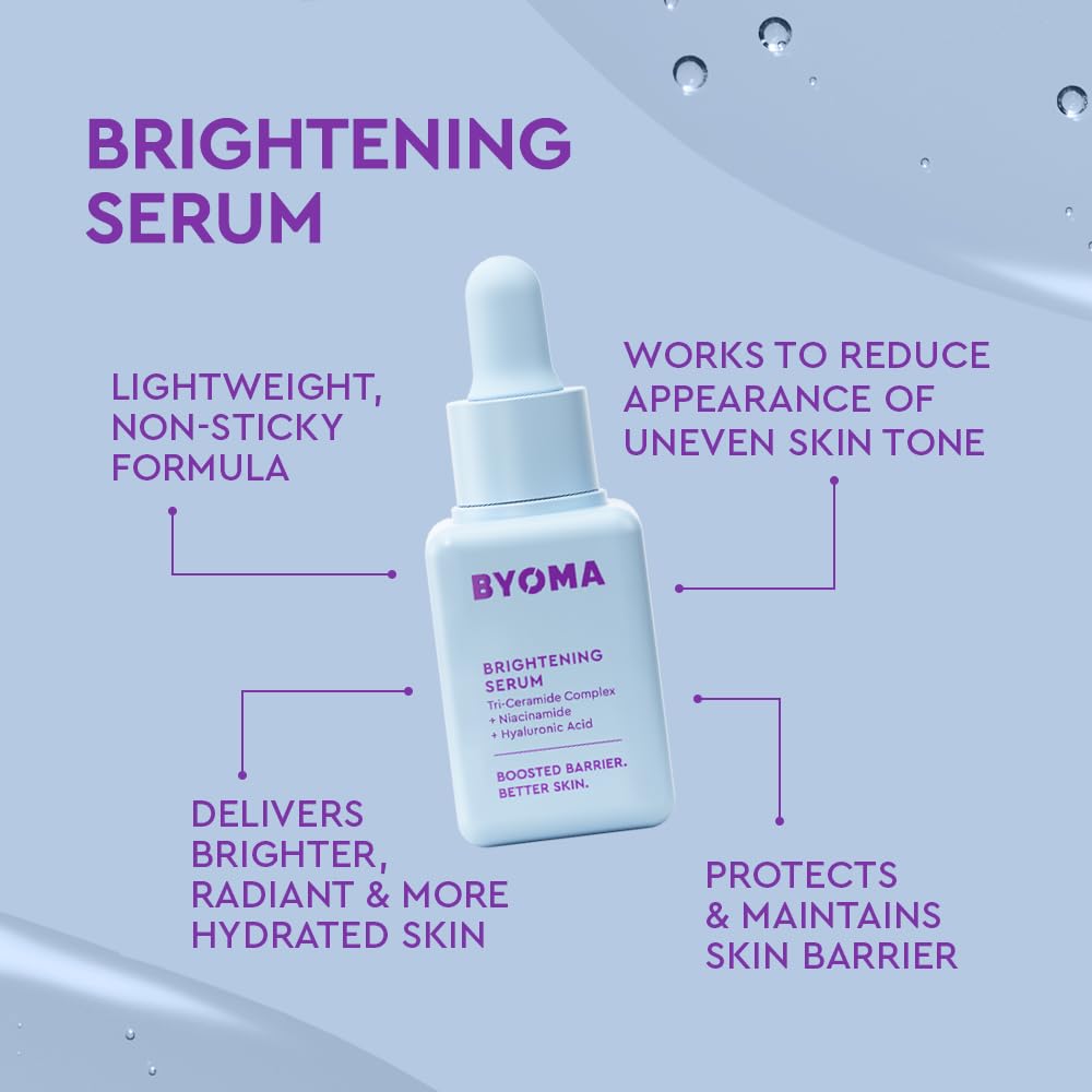 BYOMA set brillo de piel, empaque elegante para rutina diaria