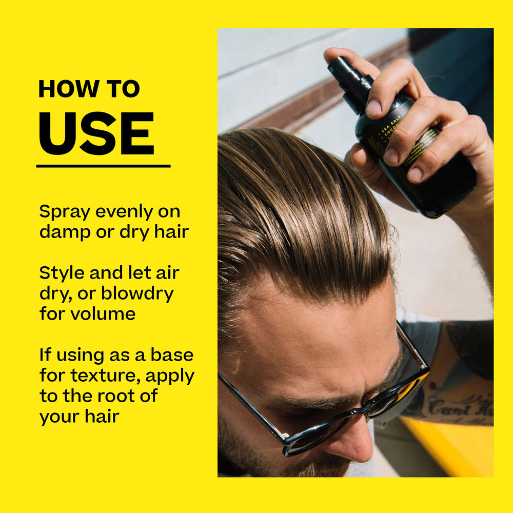 BYRD Hairdo Sea Salt Surfspray estilo surfer para todo tipo de cabello