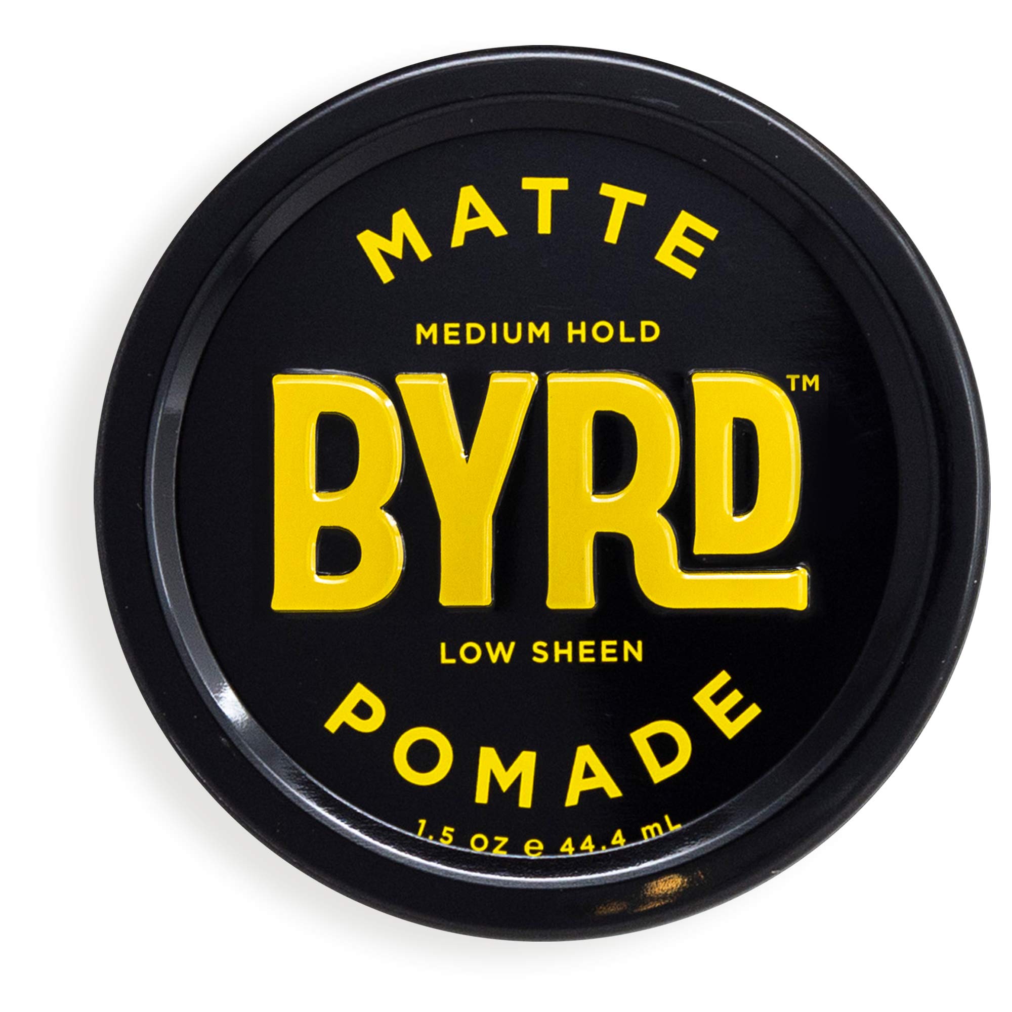 BYRD Pomada Mate, embalaje compacto, ideal para llevar y aplicar en cualquier lugar.