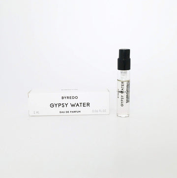 Byredo Gypsy Water, frasco spray muestra, permite probar la fragancia antes de comprar