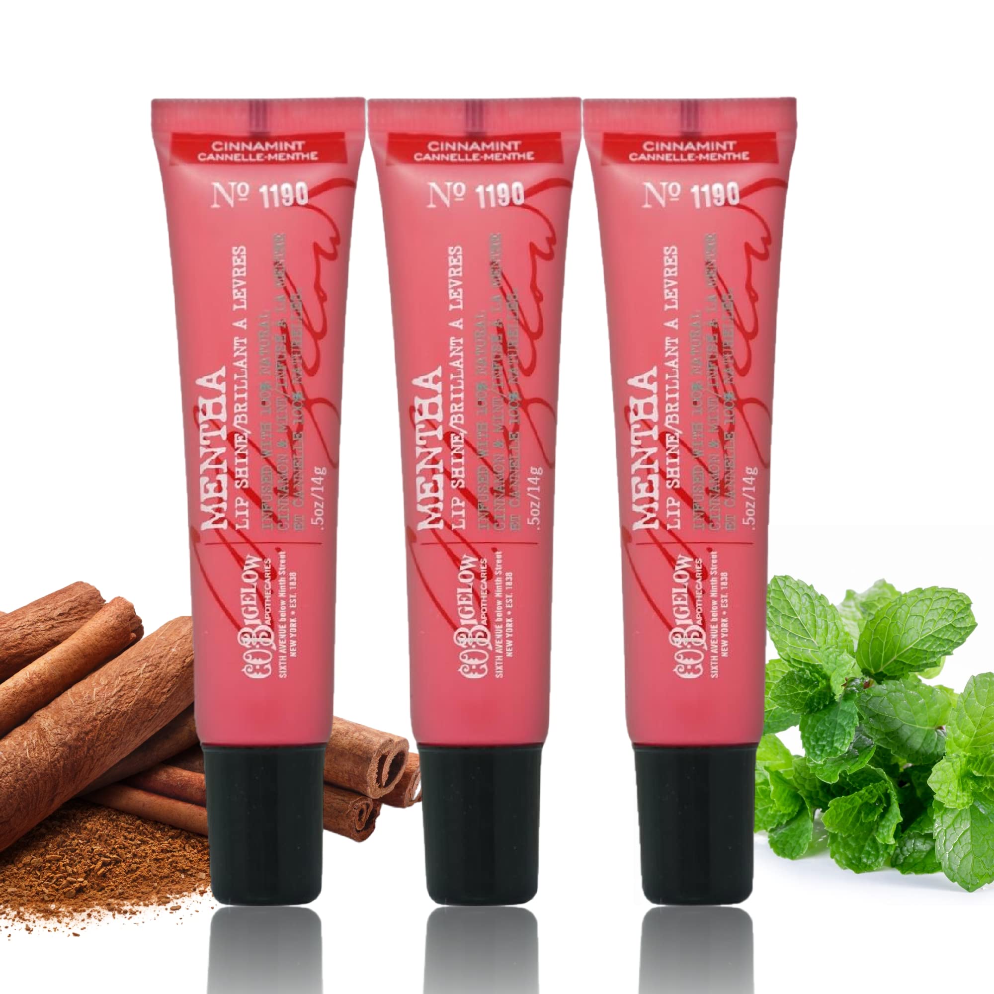 Brillo labial claro de C.O. Bigelow realza el color natural.