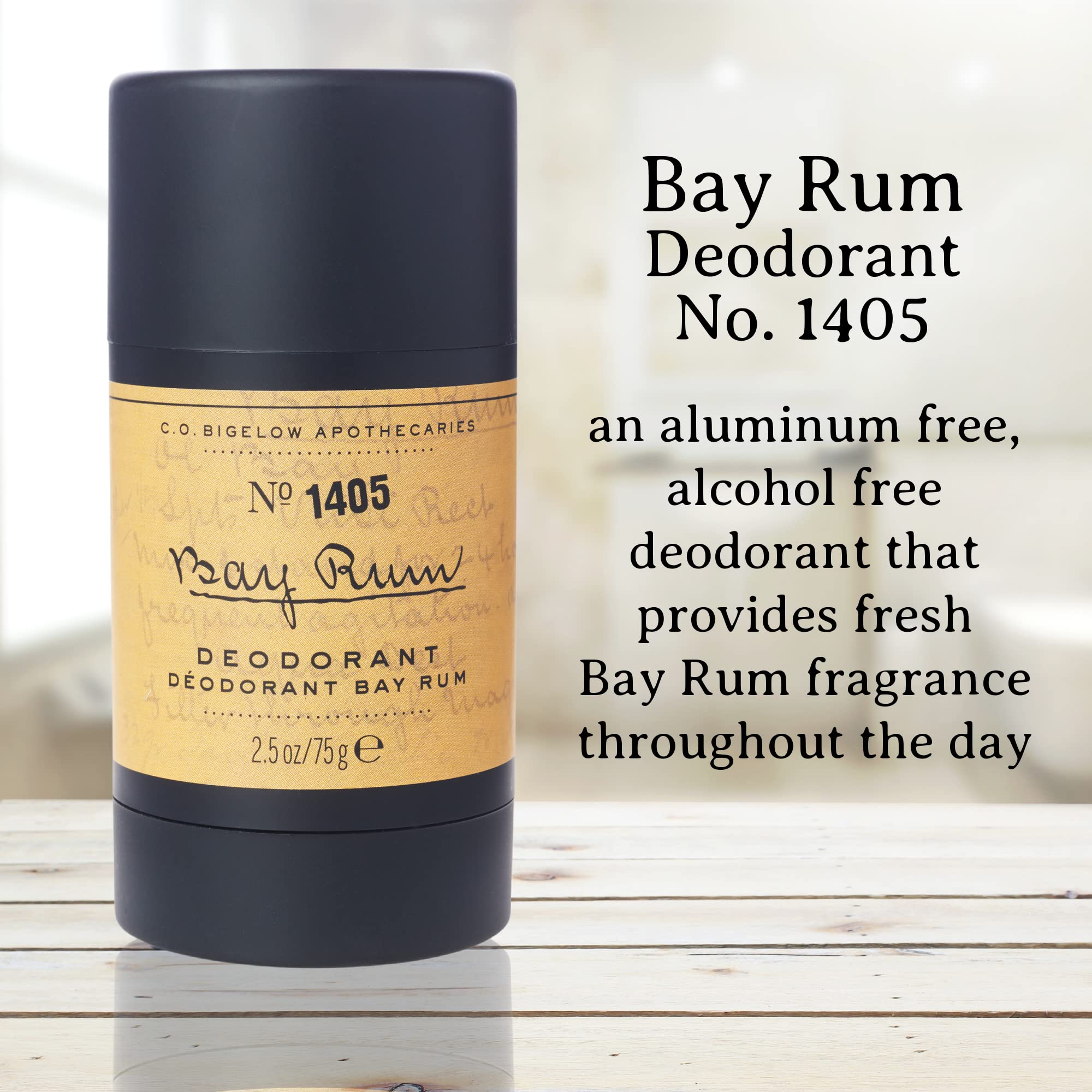 Fragancia Bay Rum de C.O. Bigelow, aroma cálido y especiado para todo el día