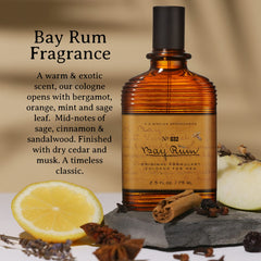 Gel desodorante de C.O. Bigelow Bay Rum, aplicación clara sin residuos