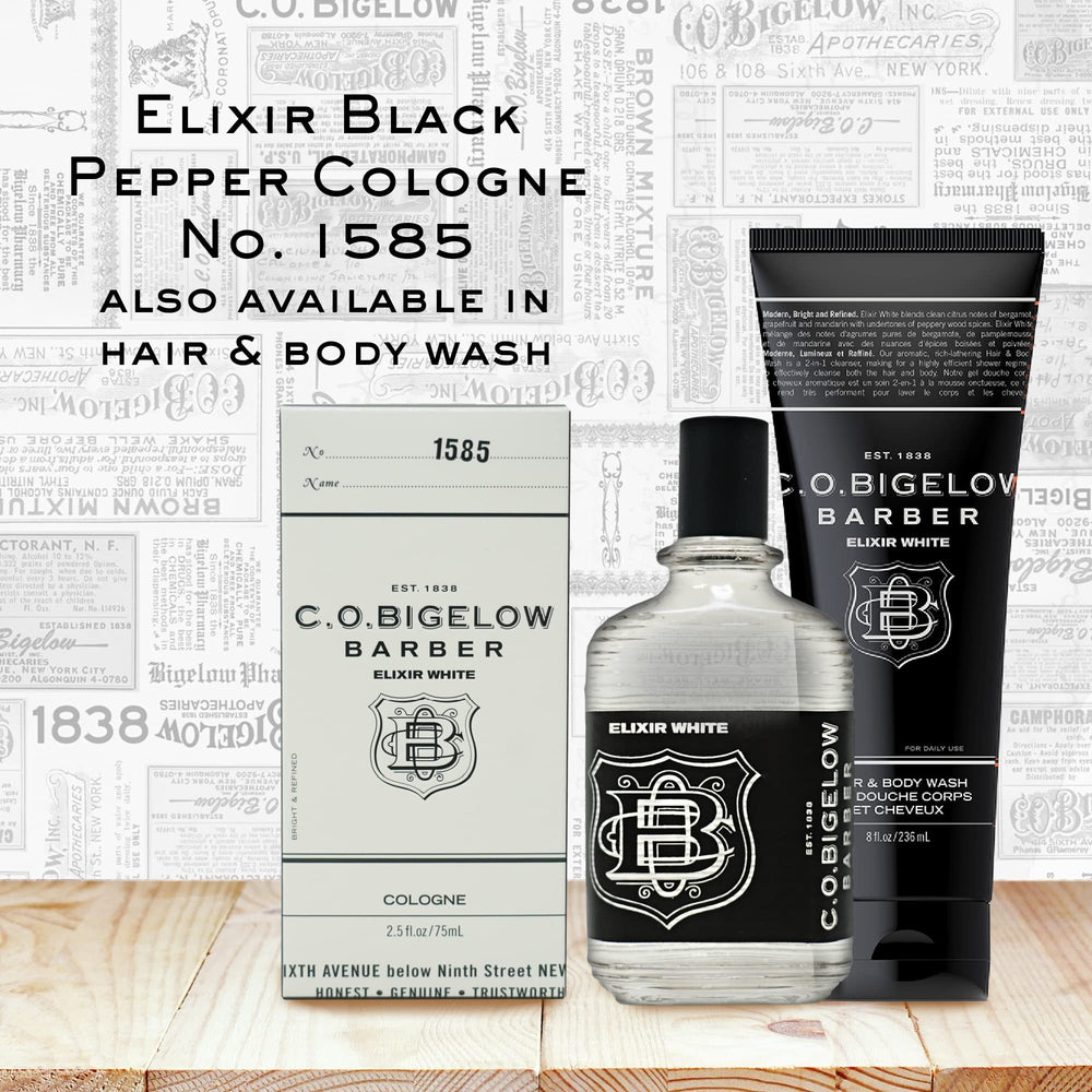 Escena de escritorio con Elixir White, aroma fresco para la jornada laboral
