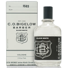 C. O. Bigelow Elixir White, botella de cristal, fragancia duradera para todo el día