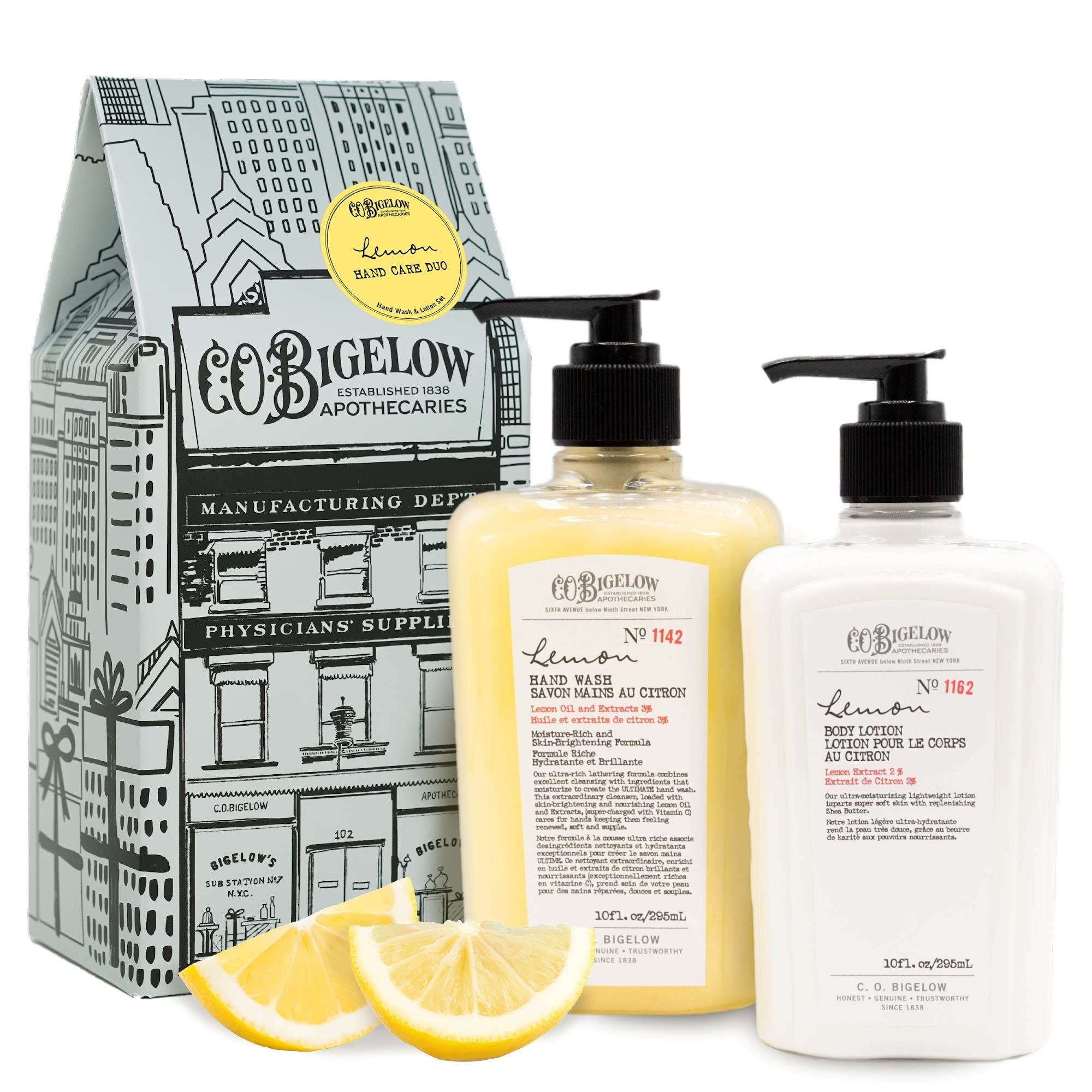 Fragancia natural de limón de C.O. Bigelow