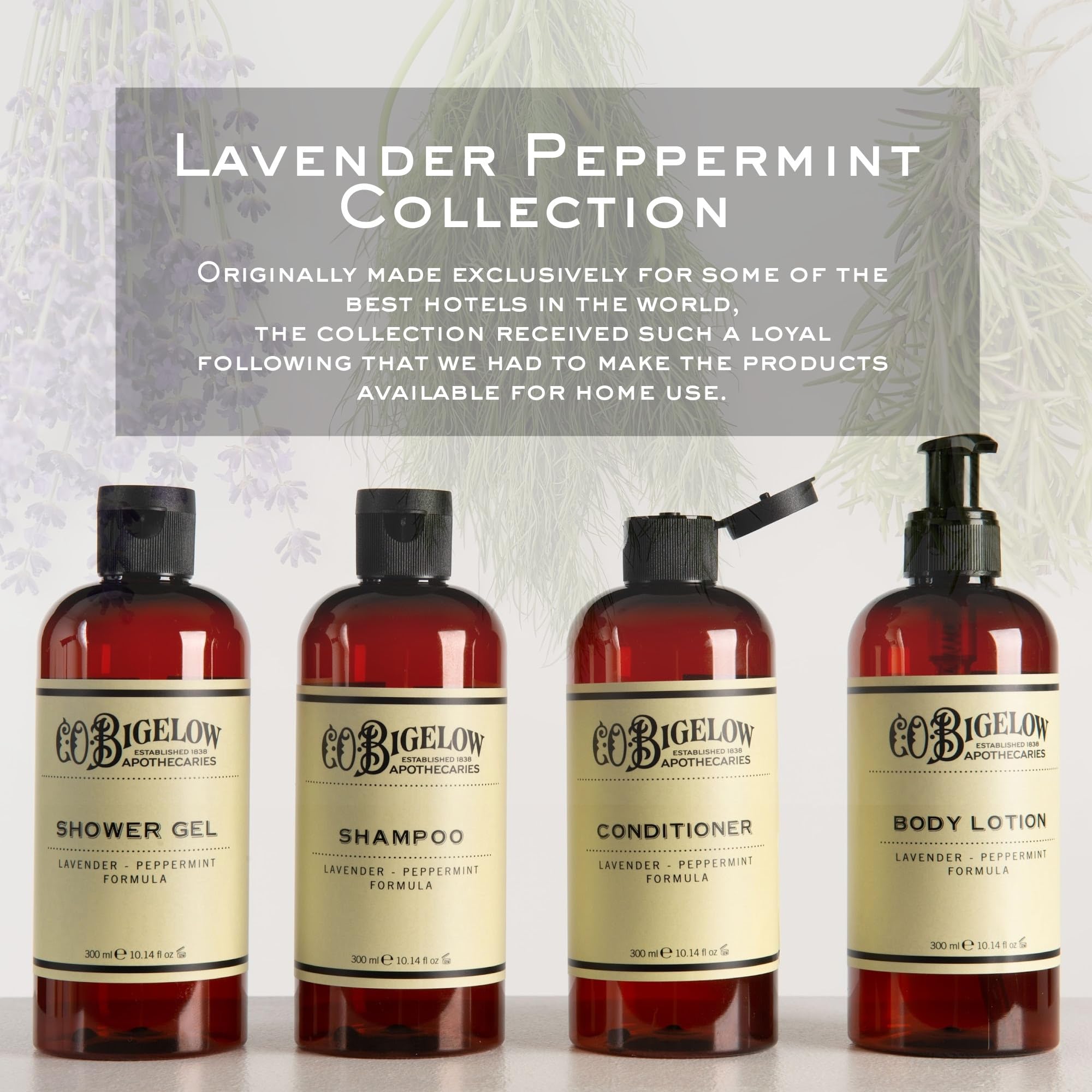 C O Bigelow Lavanda Menta aroma relajante de la loción