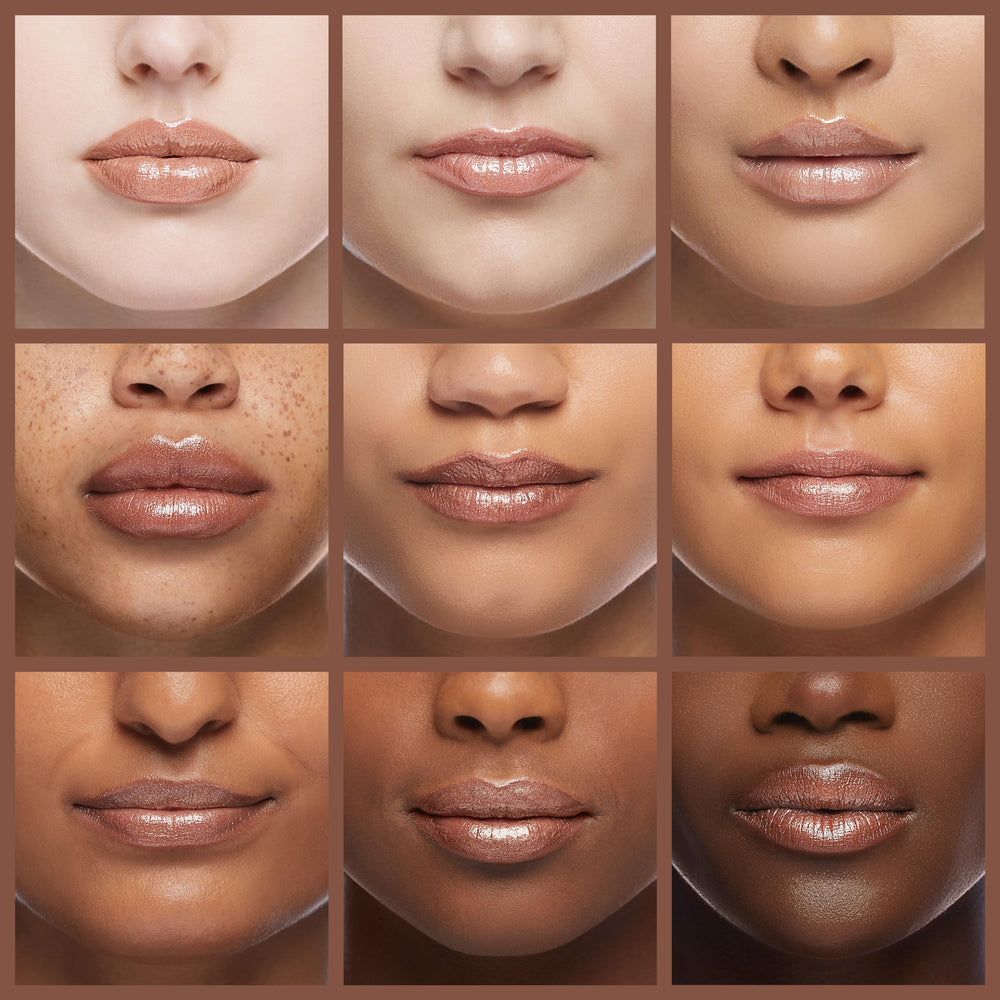 C.O. Bigelow Mentha Shimmer Bare Mint lip gloss closeup shows mint aroma and luminous tint.