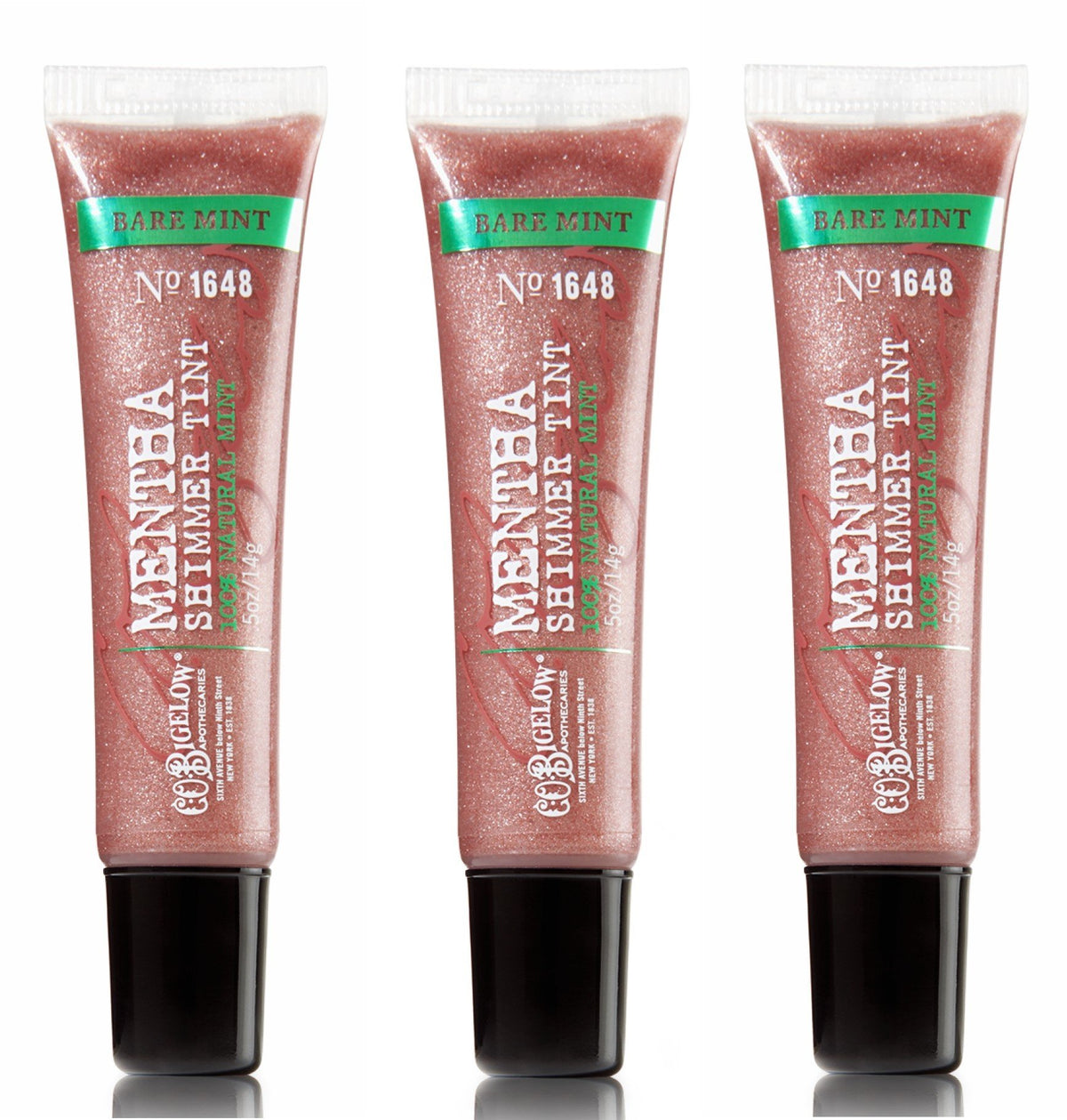 C. O. Bigelow Mentha Teinte Scintillante, Menthe Nude – retouches lumineuses quotidiennes