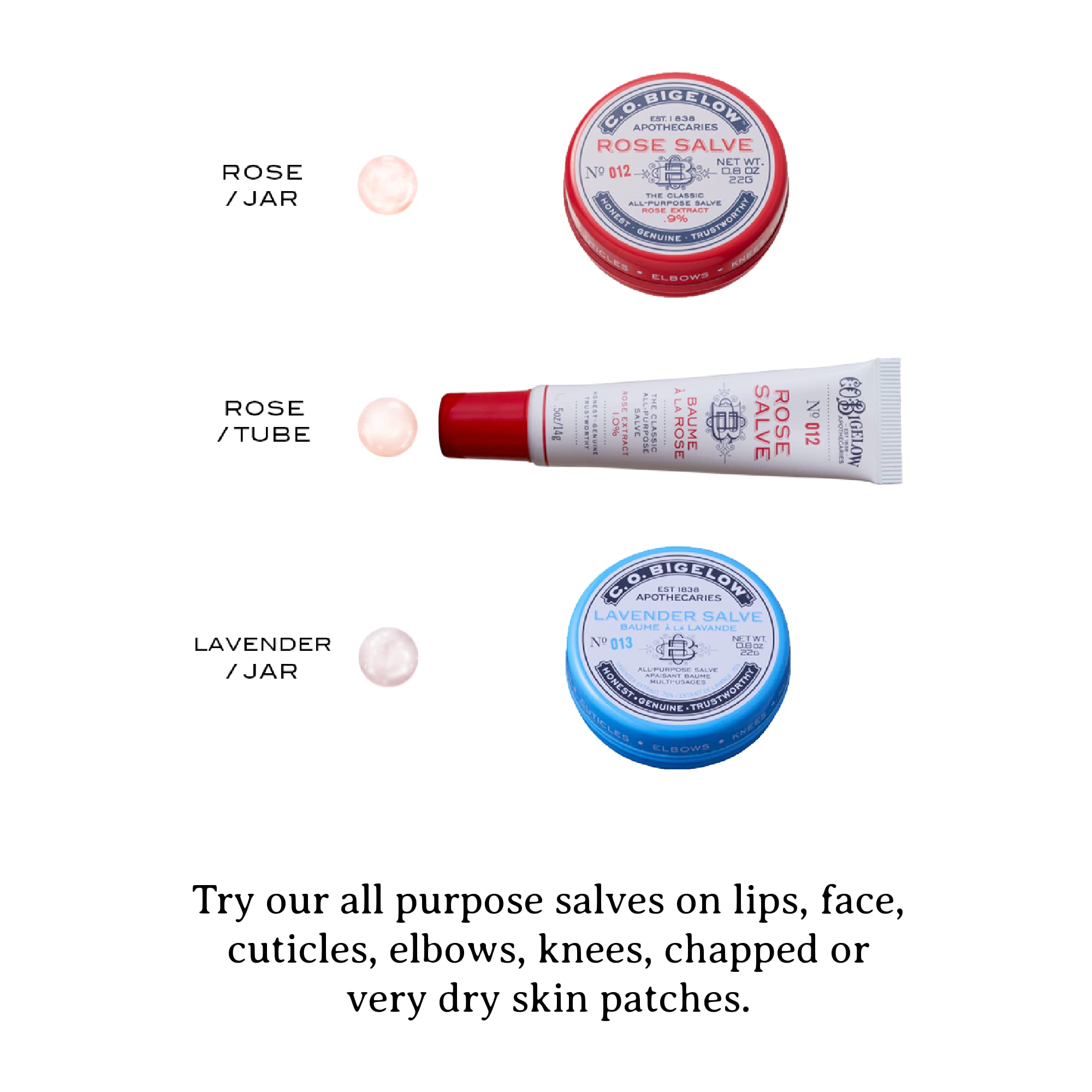 Textura ligera de Rose Salve sin sensación grasa.