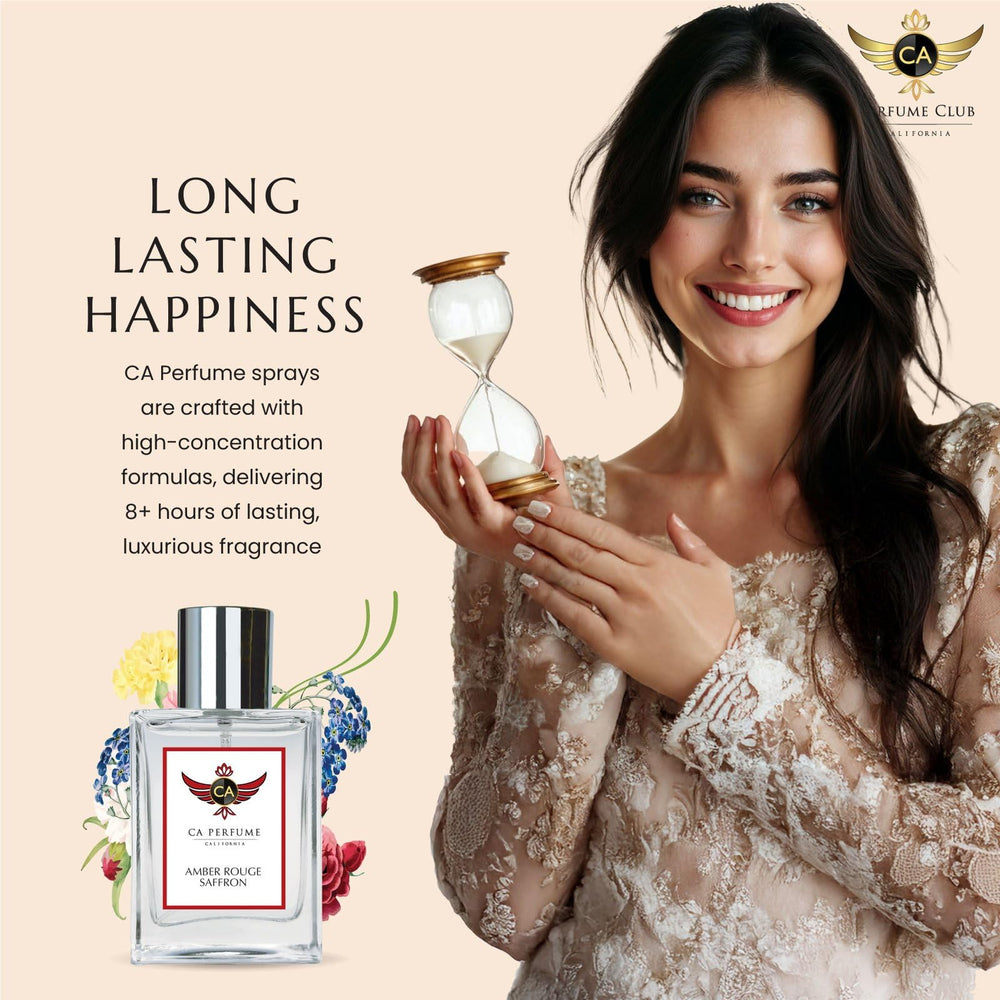 CA Perfume Impression Amber Rouge Saffron, perfecto para uso diurno y diario.