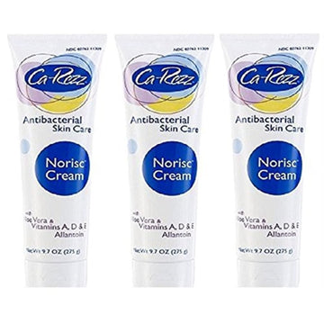 Ca-Rezz NoRisc crema antibacteriana en tubo para el cuidado diario de la piel.