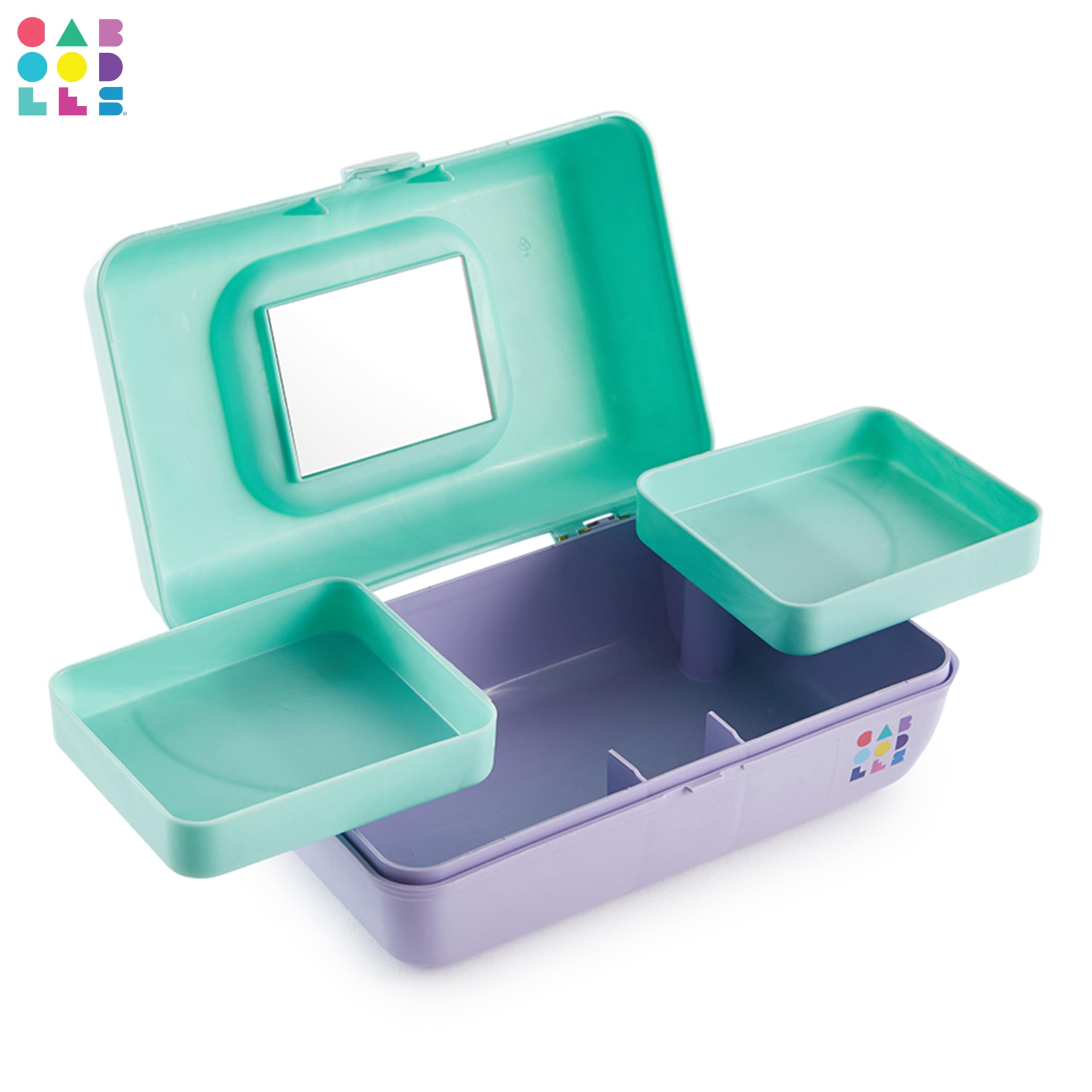Uso versátil de Caboodles para cosméticos y accesorios