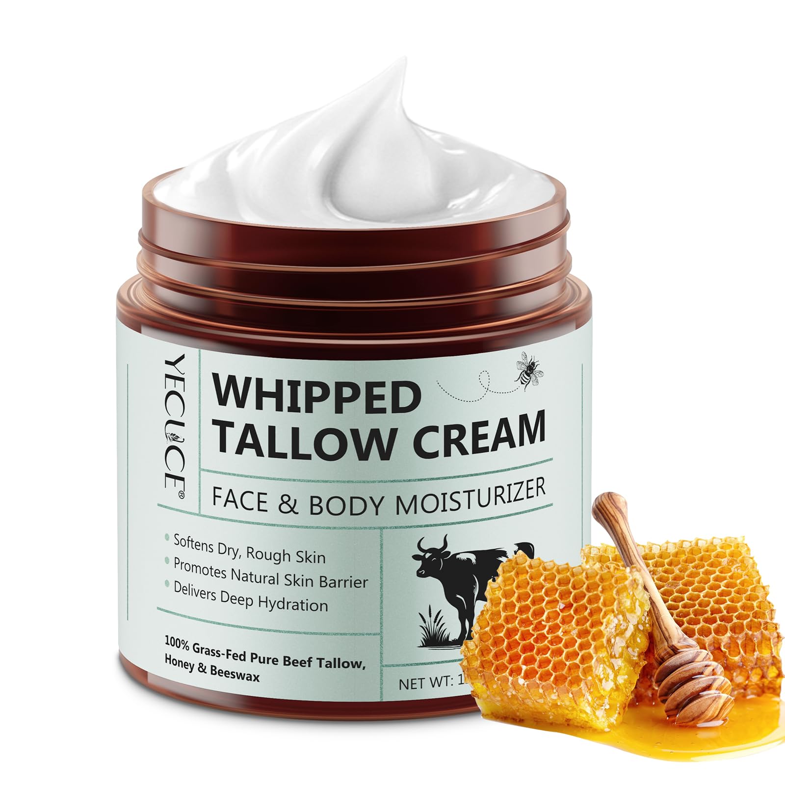Cacukn crema de grasa de res: hidratación profunda para la piel.