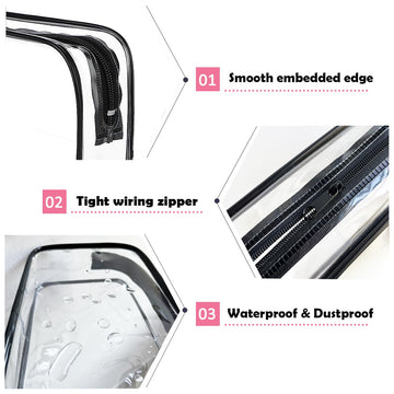 Cadavo material PVC ligero y a prueba de golpes protege tus artículos.