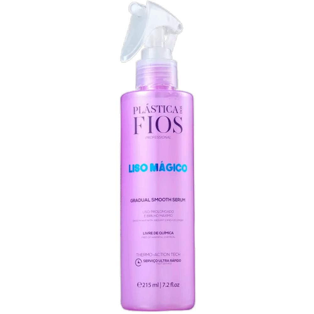 CADIVEU Liso Magico Serum, bouteille lissante offrant brillance durable et soin.