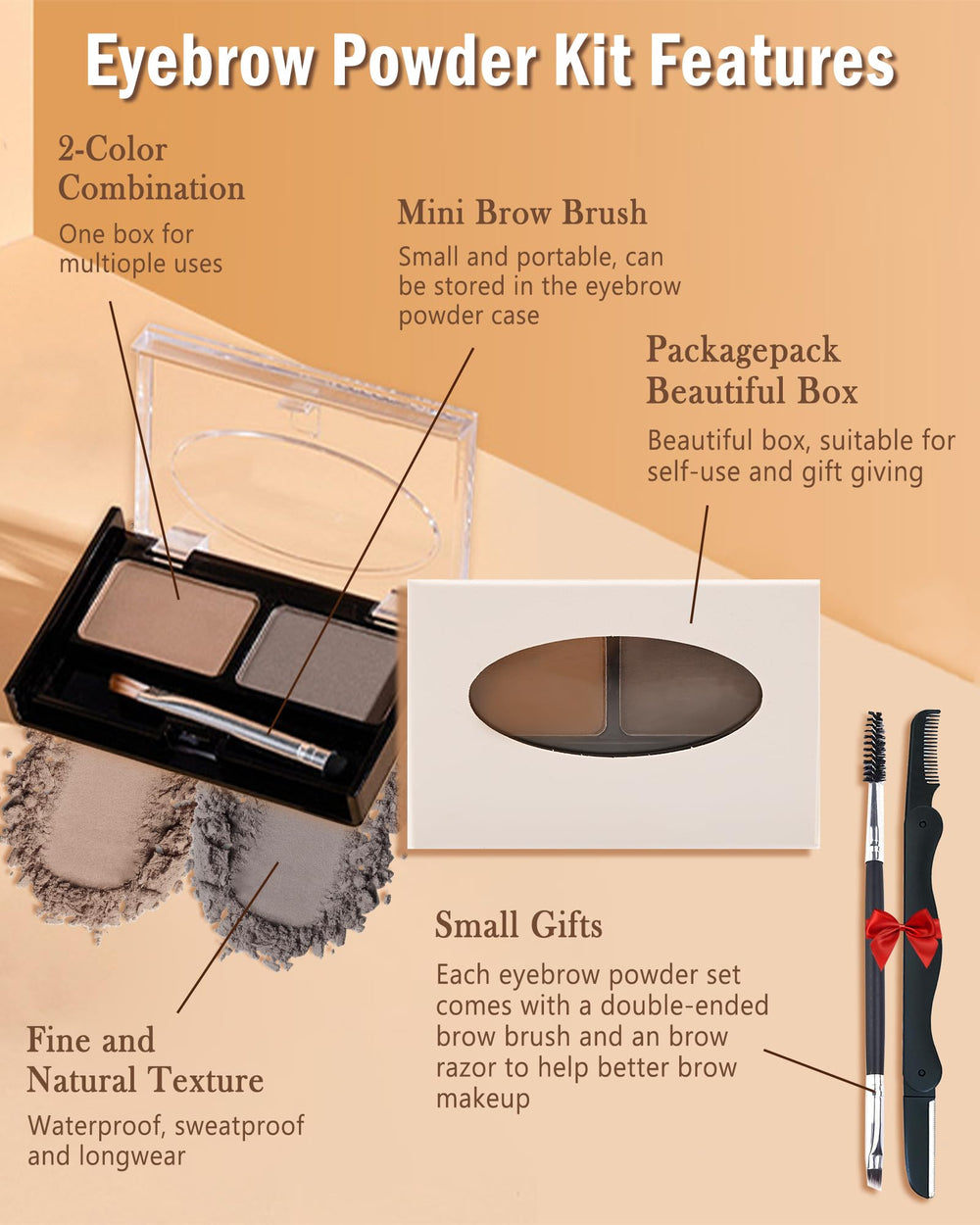 Caedelfly tono natural para cejas definidas sin aspecto artificial.