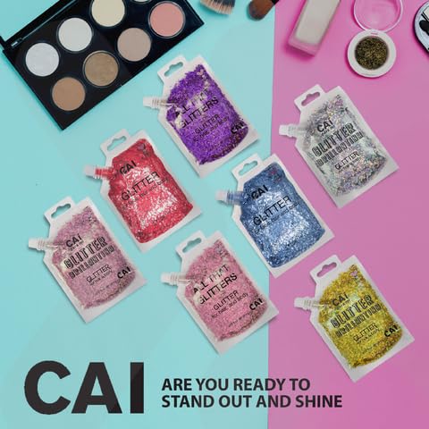 CAI BEAUTY NYC estuche práctico 3 oz para brillo facial y corporal
