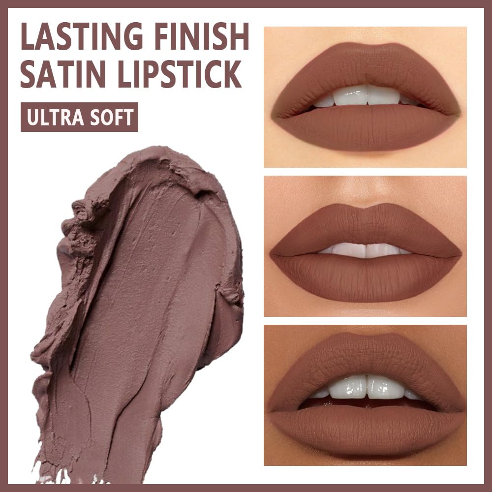 CAKAILA labial mate nude claro, tono natural para looks discretos.
