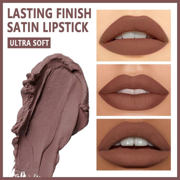 CAKAILA labial mate nude claro, tono natural para looks discretos.