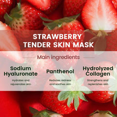 CAKAILA mascarilla facial fresa, aroma relajante para spa en casa