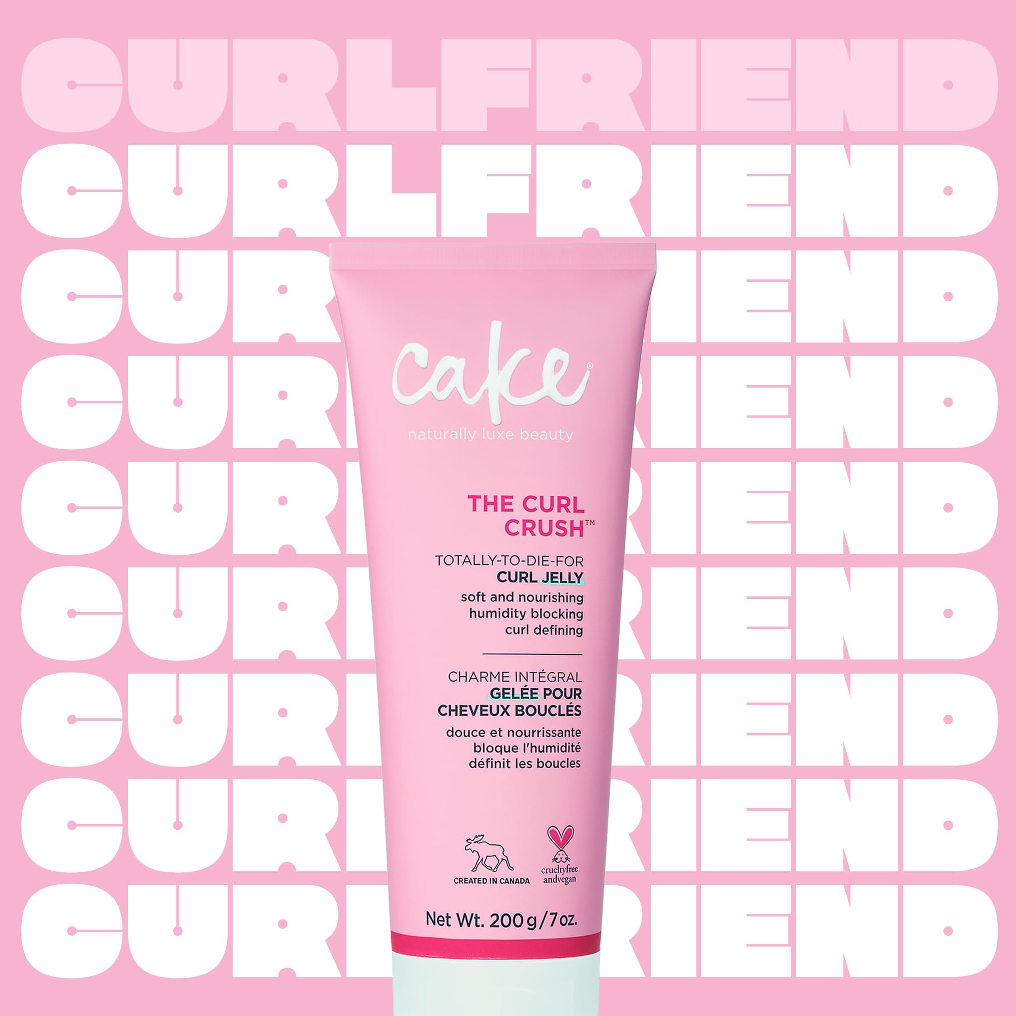 Cake Beauty Curl Jelly, hidratación para rizos durante el día.