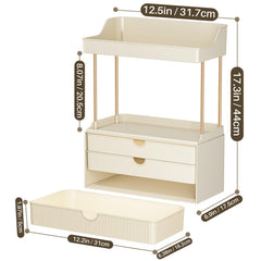 caktraie organizador de baño cajones ocultos, almacenamiento discreto para pequeños productos.
