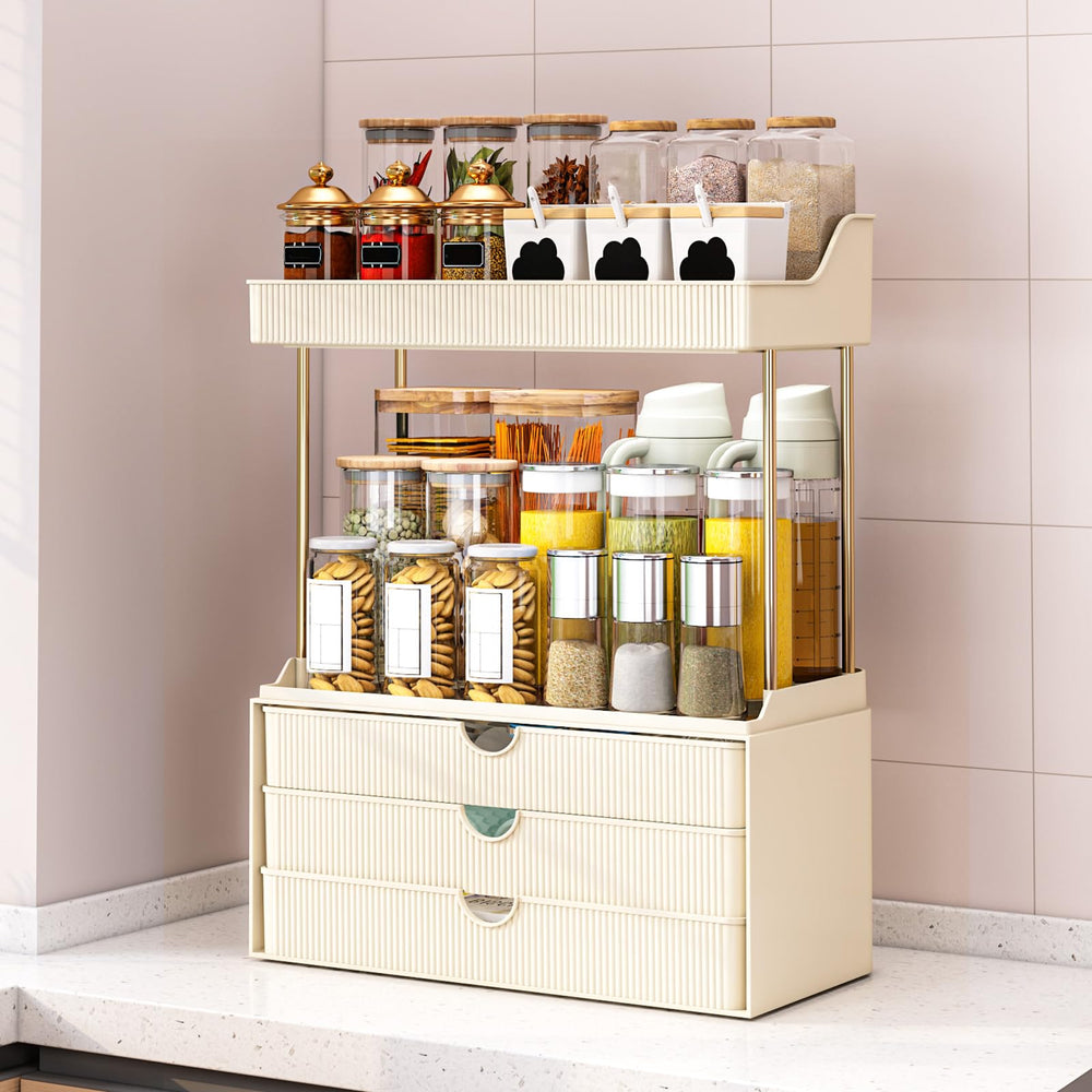 caktraie organizador de baño uso versátil en tocadores y baños.