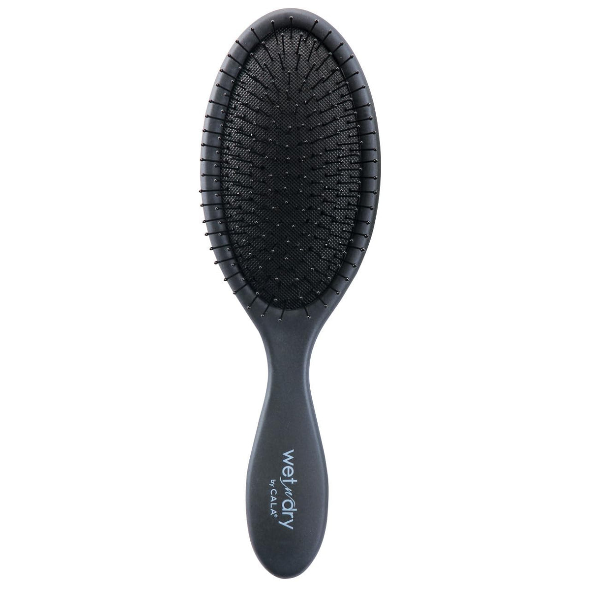 Cepillo Cala desenredante negro para cabello húmedo o seco, facilita el deslizamiento y reduce tirones.
