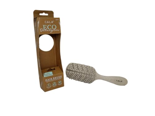Cala Eco Detangler Brush Tierra desenreda con mínimo quiebre para cabellos finos
