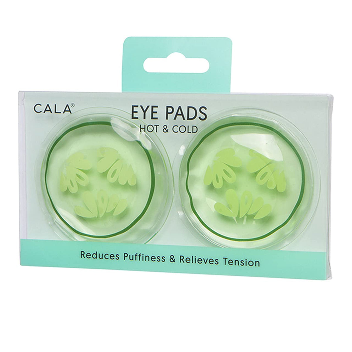 Parches para ojos Cala con pepino, revitalizan la mirada y alivian la tensión.