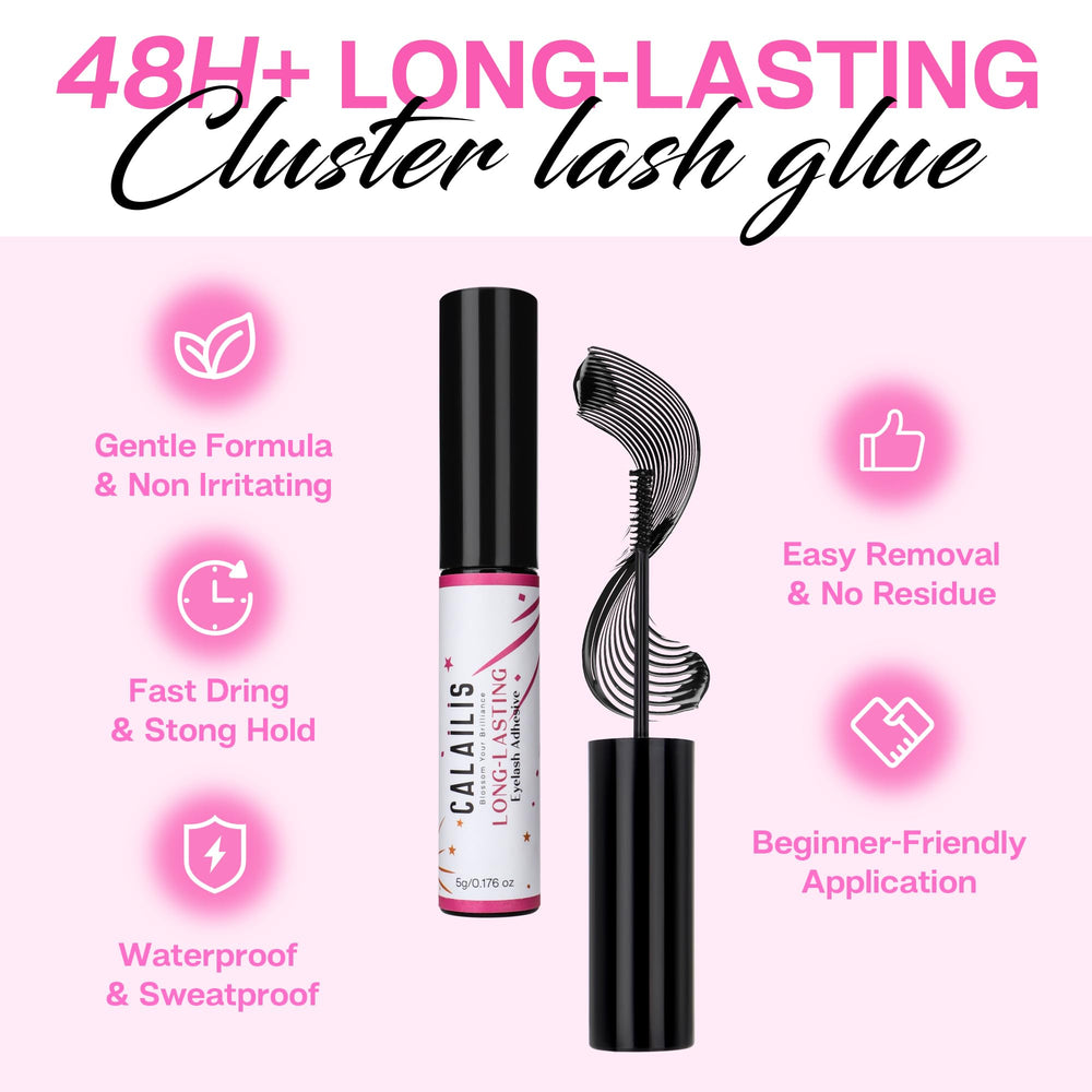 CALAILIS Lash Glue mantiene la fijación durante 48 horas