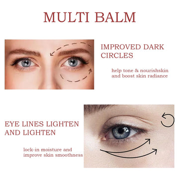 Bálsamo Calcium Multi Balm para contorno de ojos: humectación duradera.