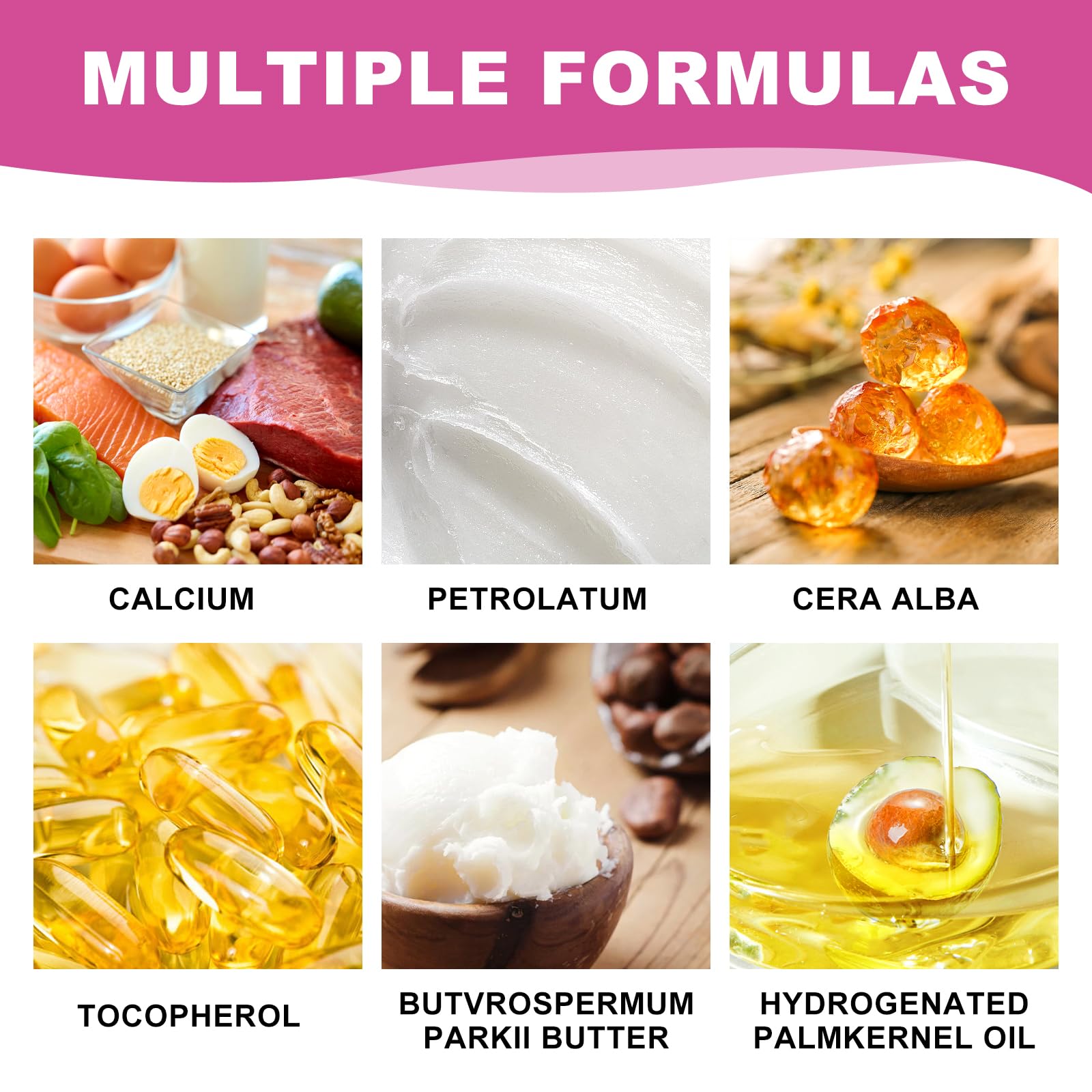 CALCIUM MULTI BALM absorción rápida para piel suave.