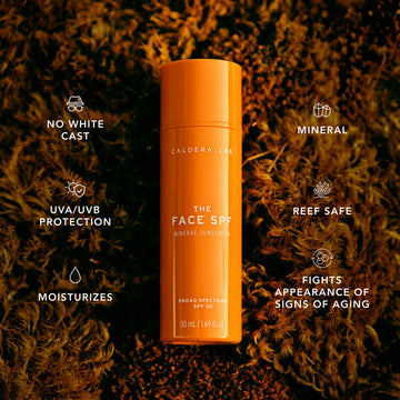 Caldera + Lab The Face SPF, protección diaria para rostro durante actividades al aire libre.