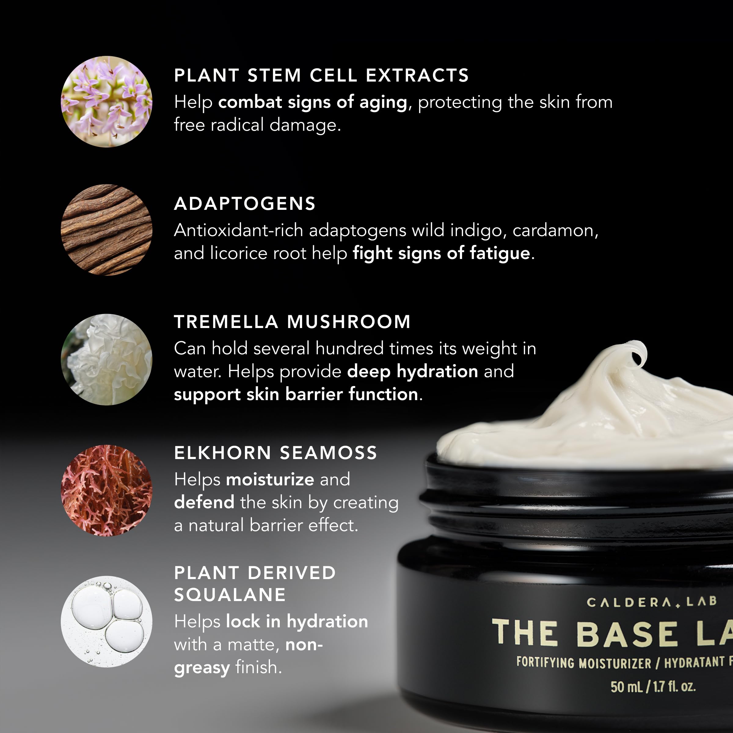 Caldera + Lab La Capa Base: extractos vegetales que nutren la piel.