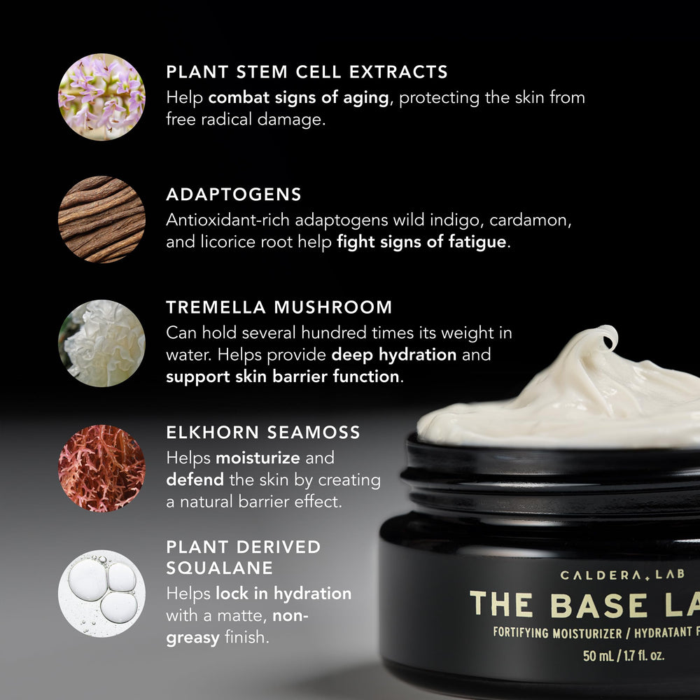 Caldera + Lab La Capa Base: extractos vegetales que nutren la piel.