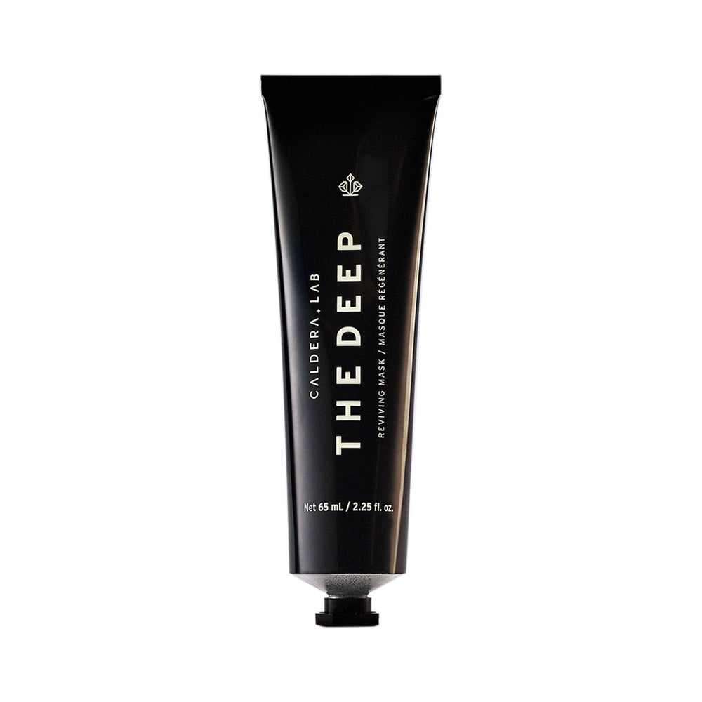Caldera + Lab The Deep: mascarilla de arcilla en tarro para exfoliación suave.