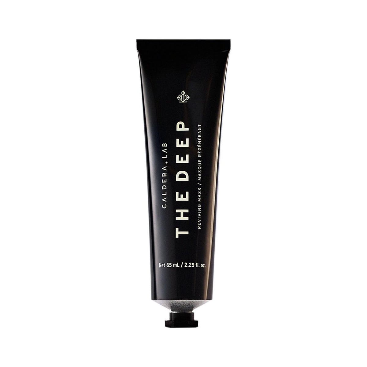 Caldera + Lab The Deep: mascarilla de arcilla en tarro para exfoliación suave.