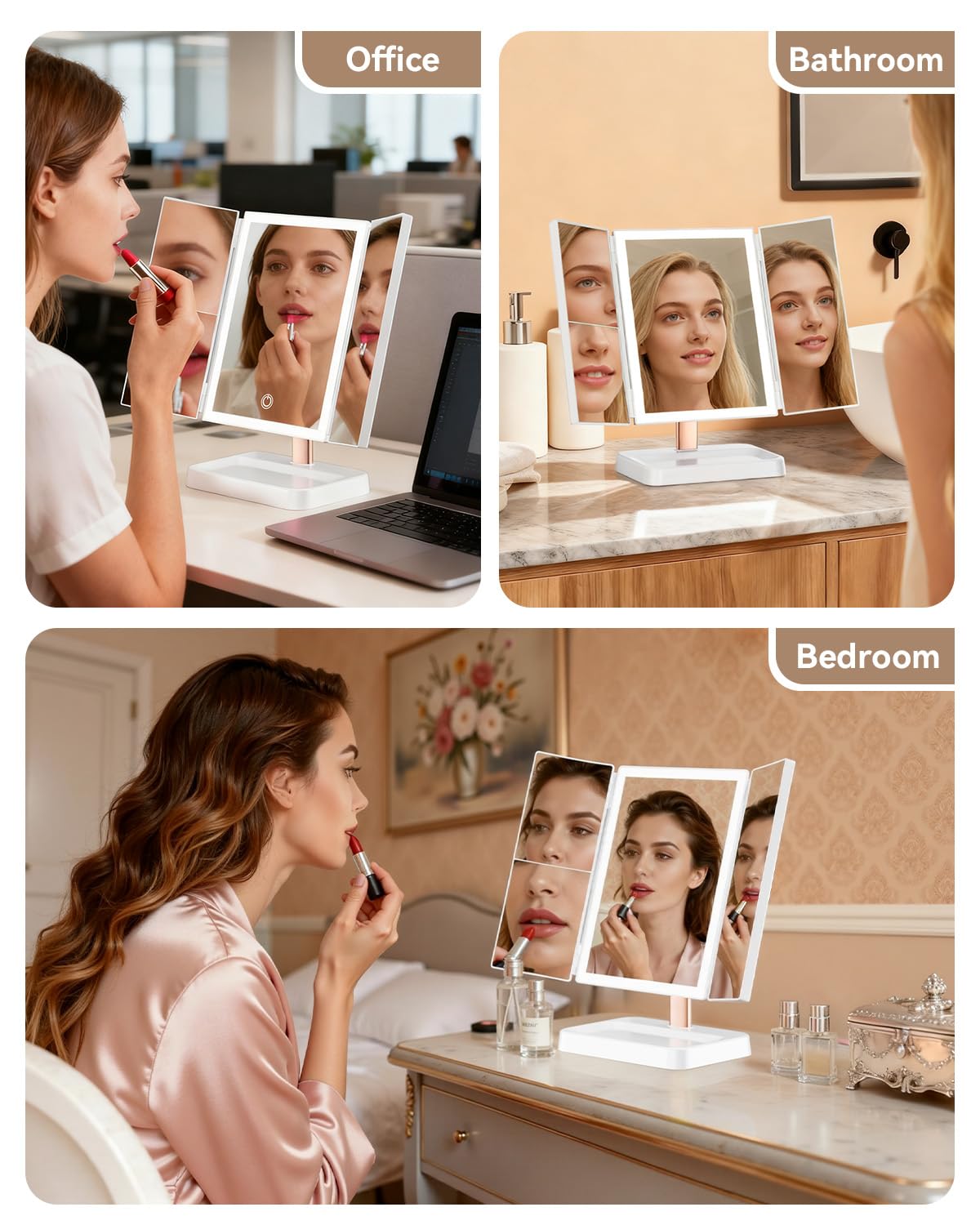Calepop espejo giratorio 90 grados para posicionarlo con comodidad
