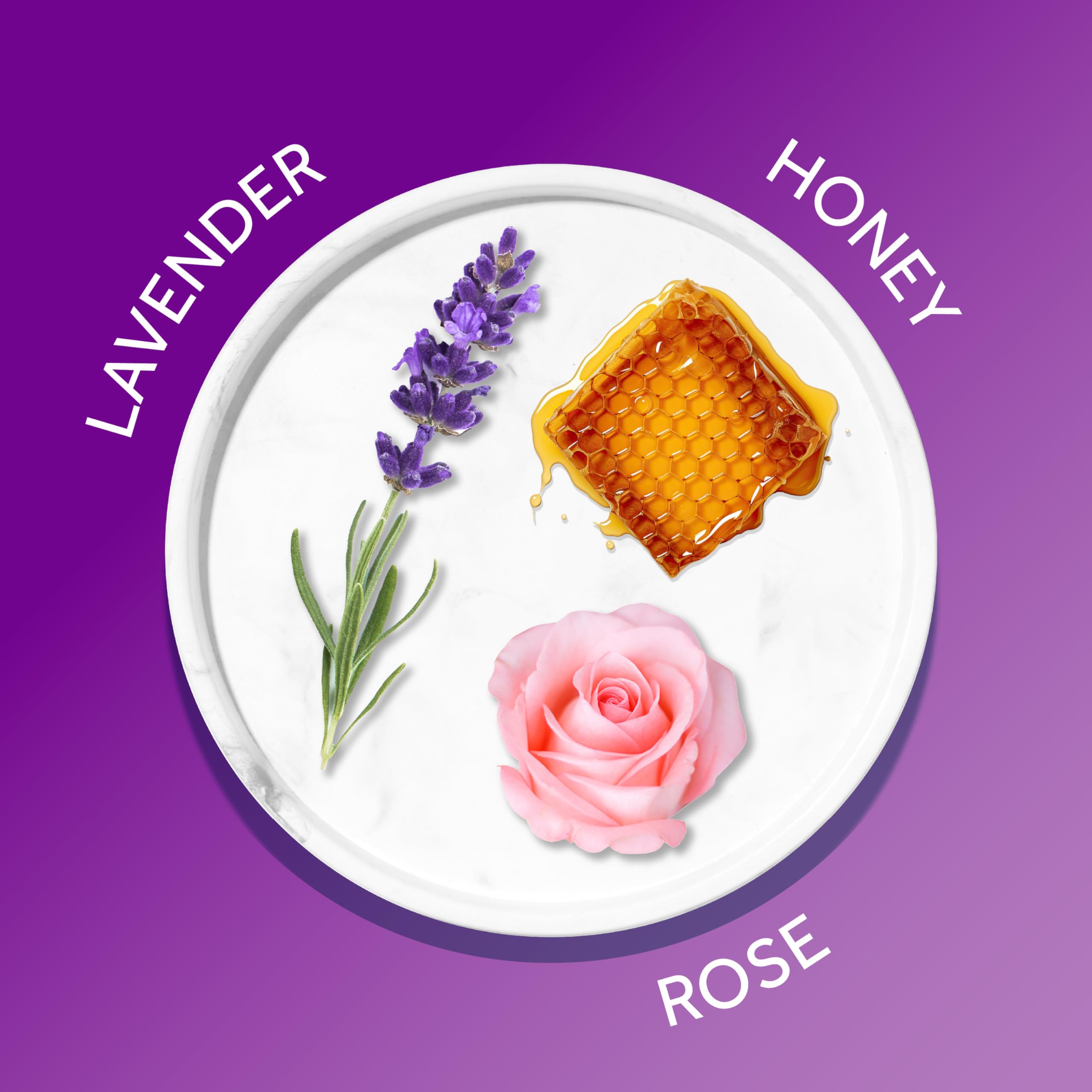 Calgon Bombas de Baño Lavanda Miel, efervescencia suave para la piel