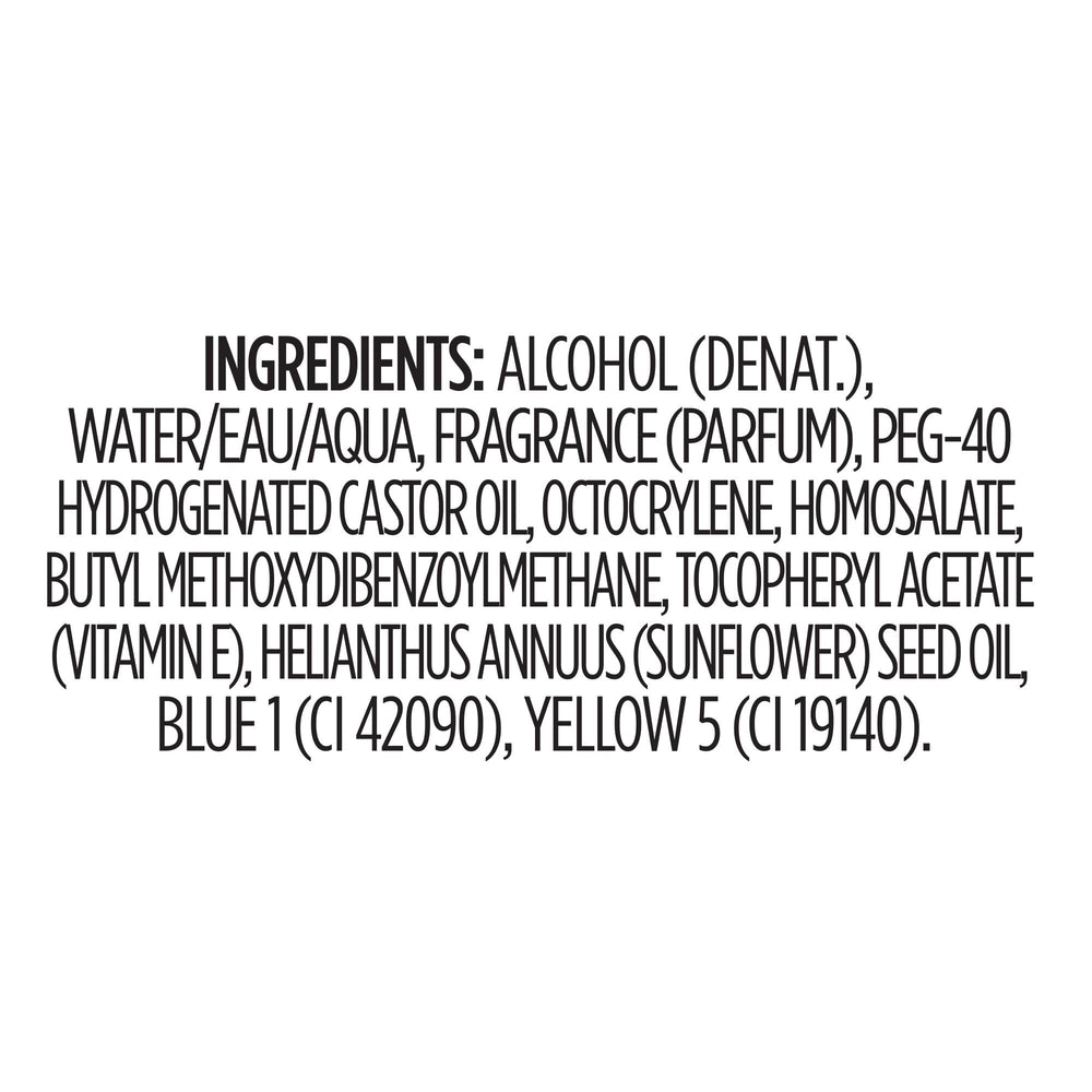 Calgon Turquoise Seas bruma corporal, niebla suave para uso diario.