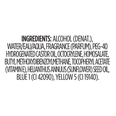 Calgon Turquoise Seas bruma corporal, niebla suave para uso diario.