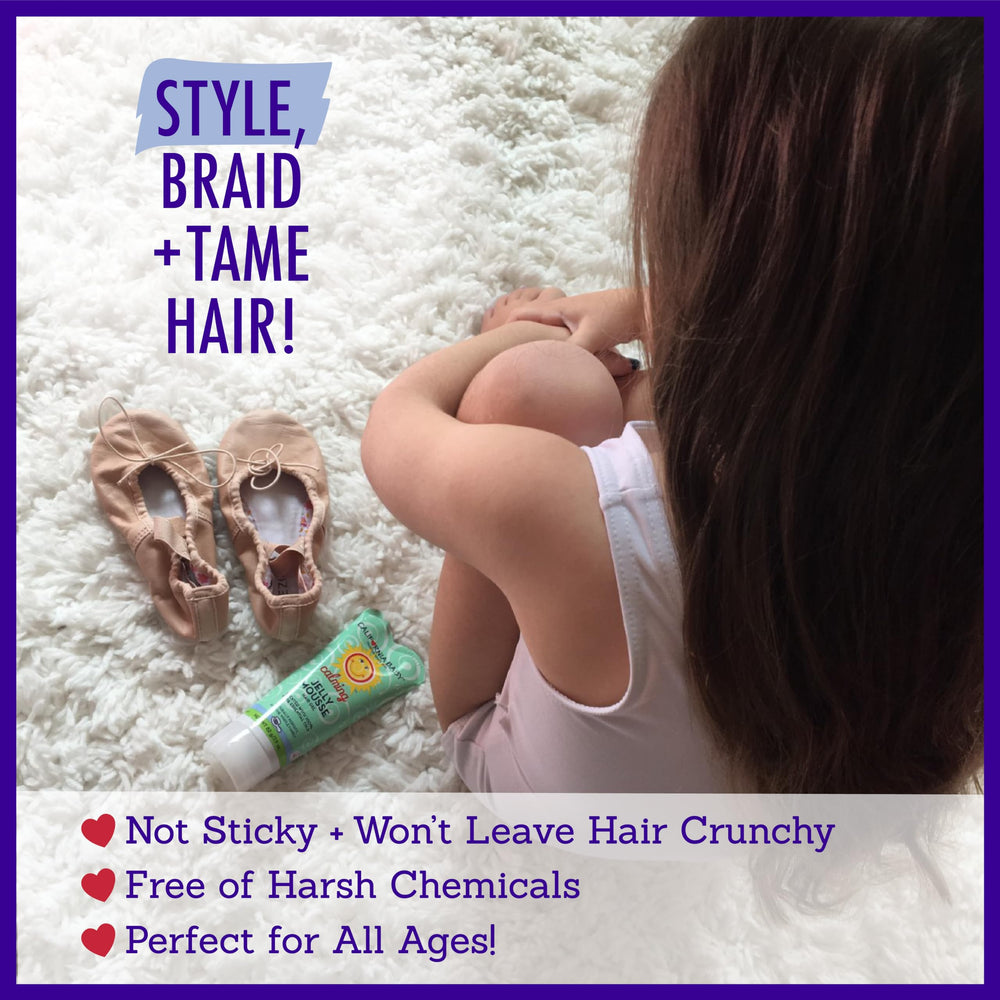 California Baby gel para cabello de niños, fórmula hipoalergénica para cabellos sensibles.