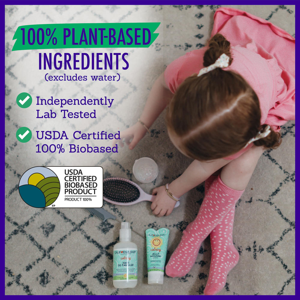 California Baby gel para cabello de niños, versión hipoalergénica, apta para alérgicos.