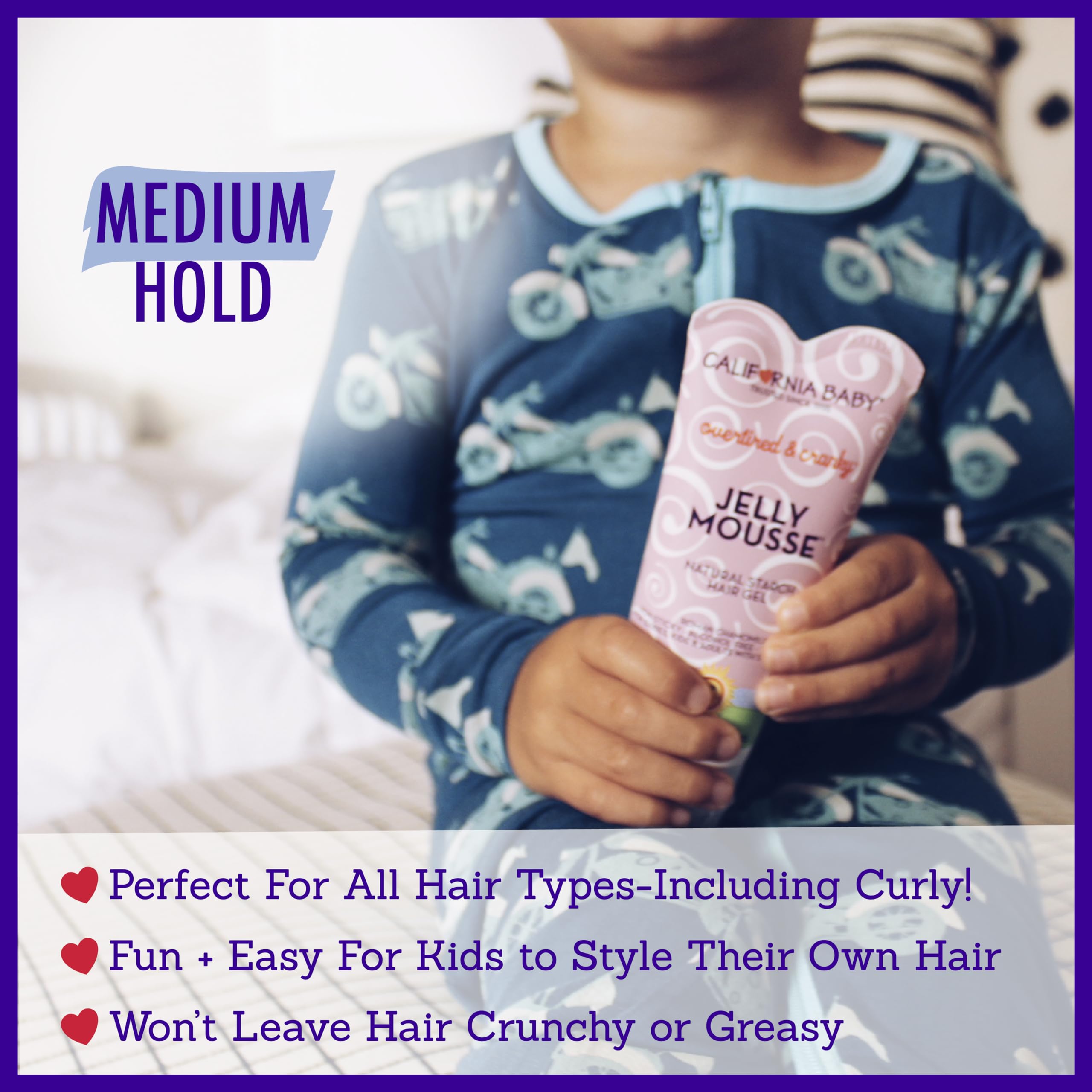 Aroma ligero de camomila romana y mandarina en California Baby gel