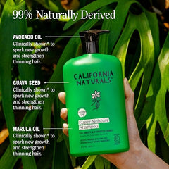 Acondicionador California Naturals botella destacando reparación y brillo