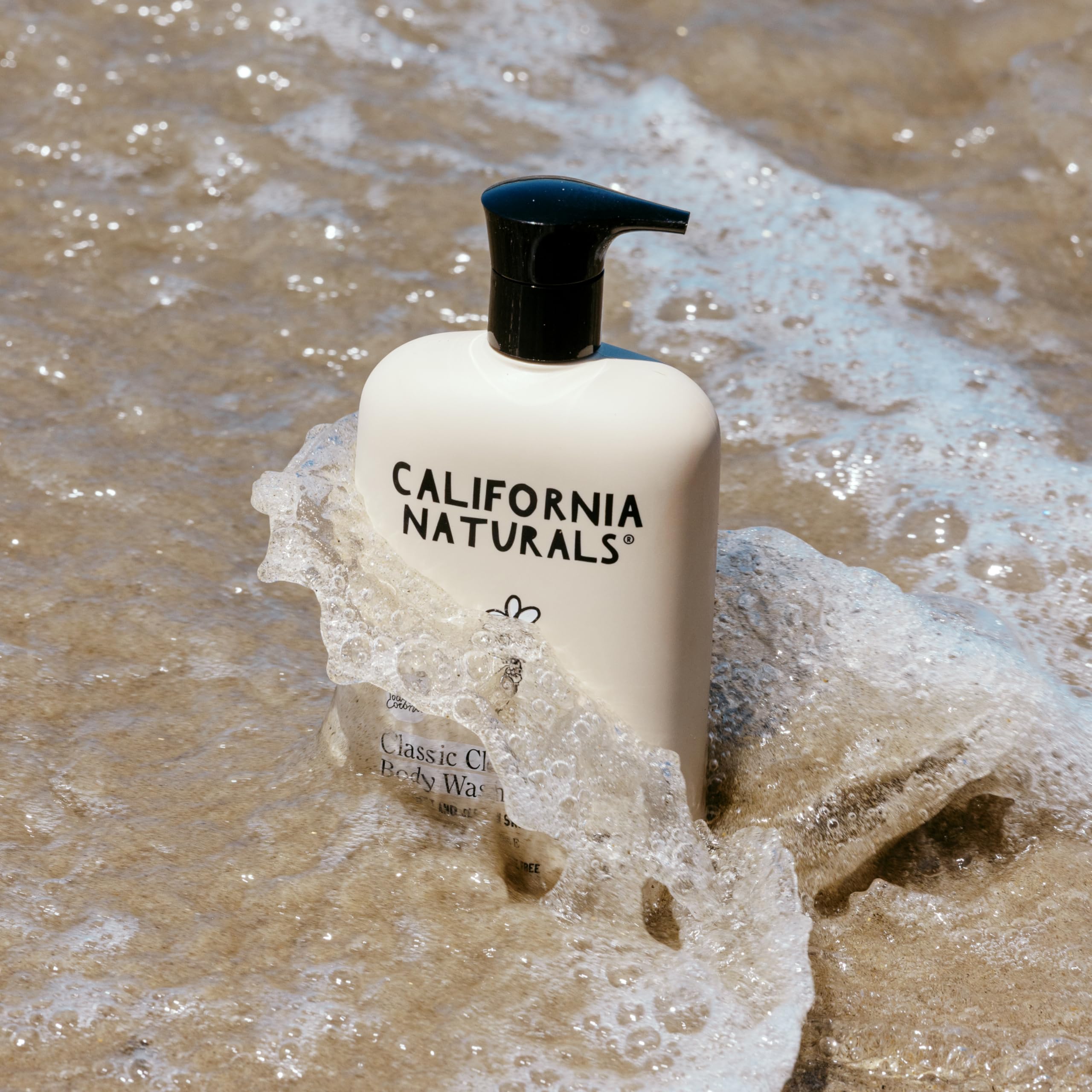 California Naturals Body Wash with vitamin E boosts moisture and resilience.