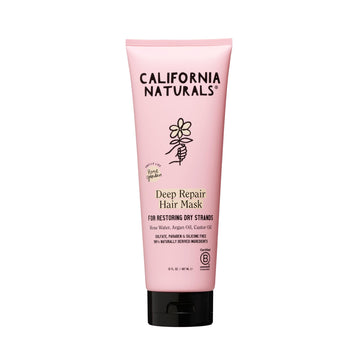 California Naturals Deep Repair Mask front view nourishes dry hair with shea butter and oils.